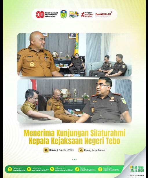 Kunjungan Silaturahmi Kepala Kejaksaan Negeri Tebo